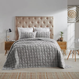 Blue Tang Patchwork Bedding Set