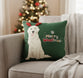 Merry Woofmas Dog Embroidered Cushion Cover!